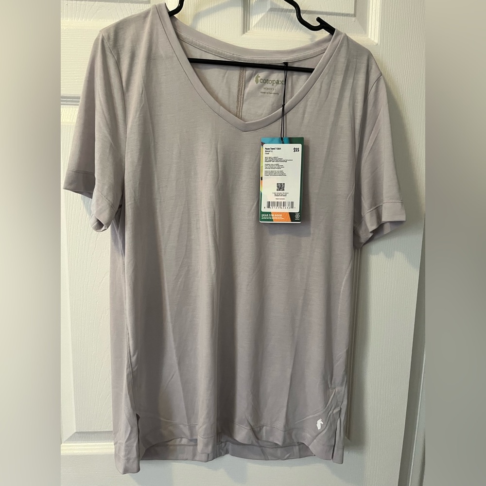 NWT Cotopaxi Paseo Travel tshirt women’s size L